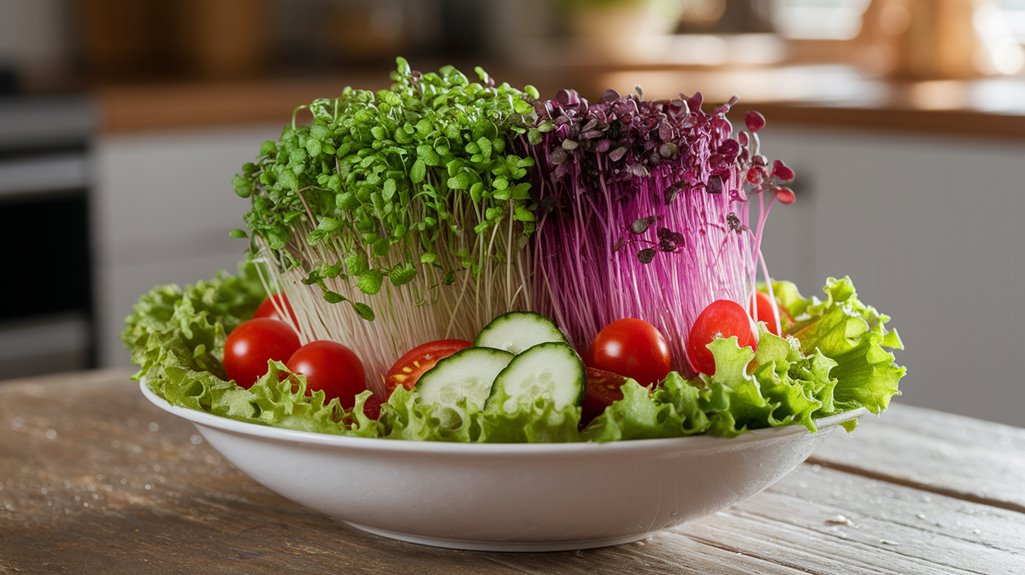 enhance salads with microgreens