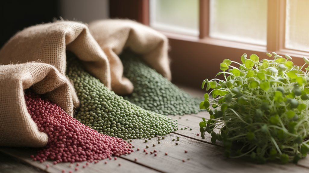 high quality microgreen seed selection
