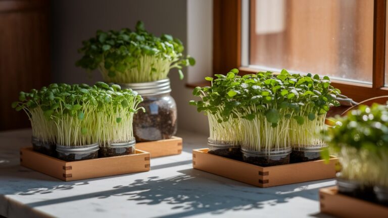 homemade microgreen growing kits