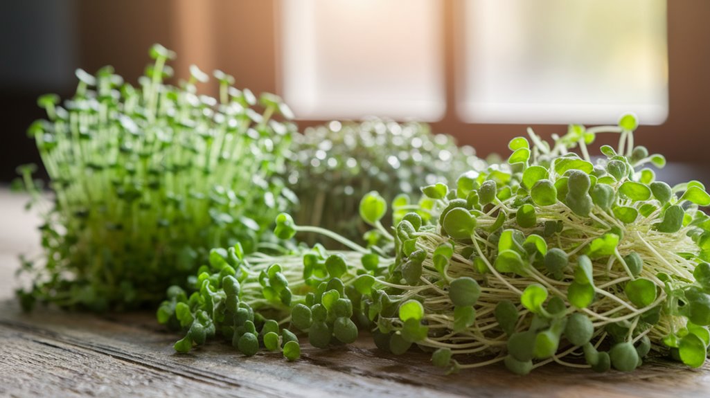 nutrient rich edible young plants