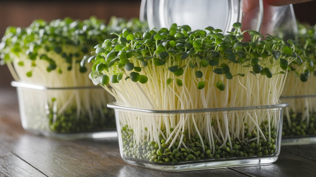 airtight containers preserve sprouts