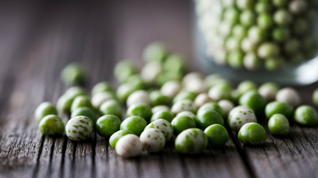 choose organic nutrient dense peas