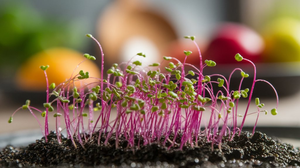 incorporate red kale sprouts