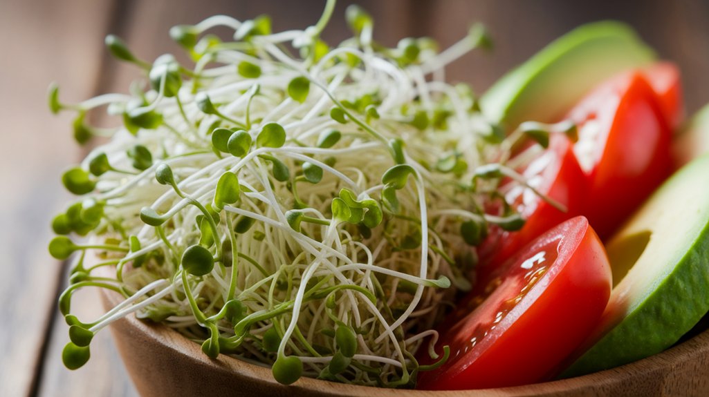 nutrient rich germinated seeds