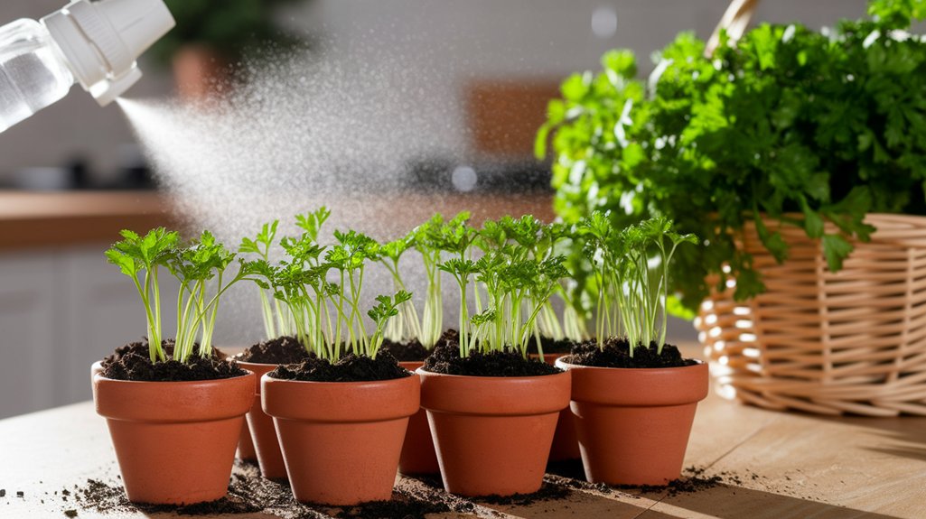 optimal parsley harvesting techniques