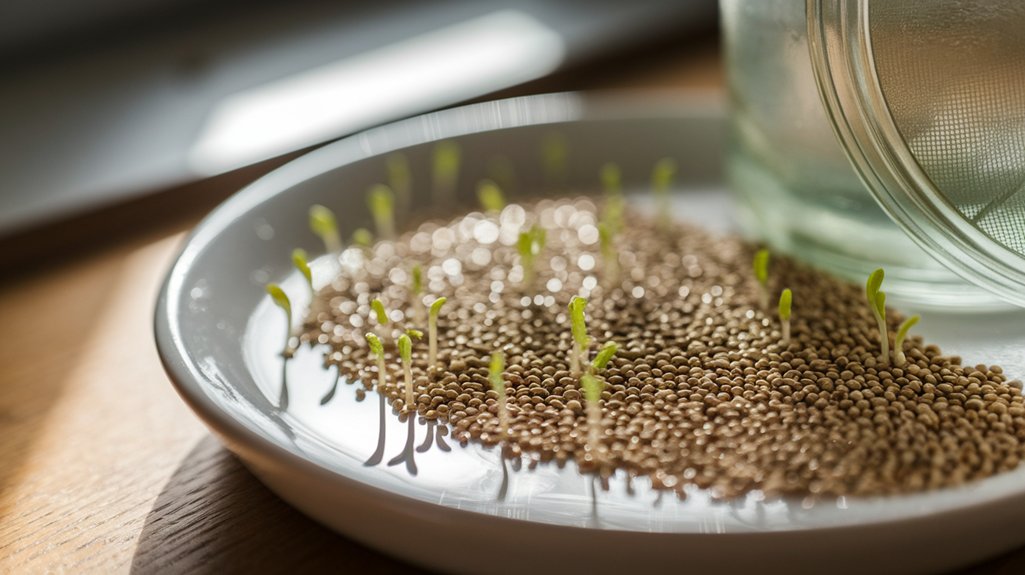 optimal sprouting conditions established