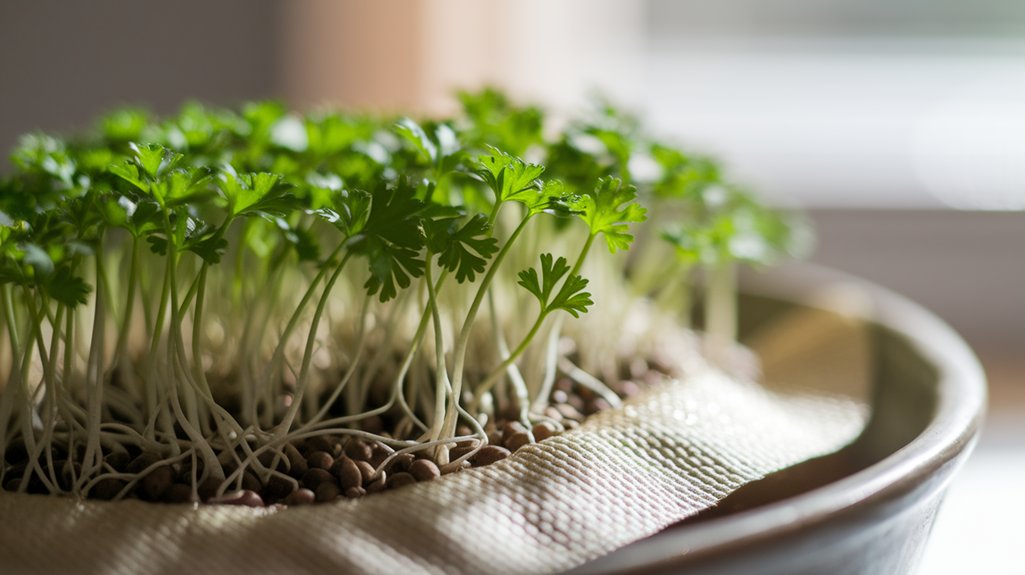 sprouting parsley seeds indoors