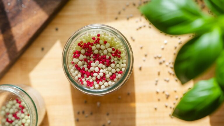 sprouting red clover seeds