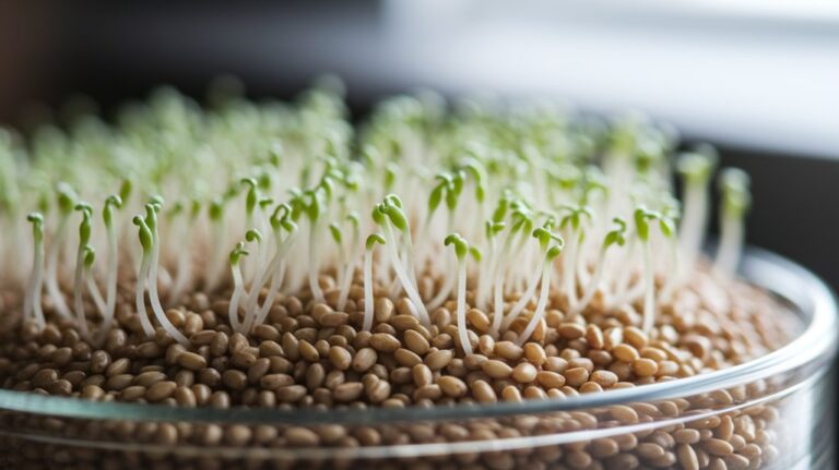 sprouting spelt grains process