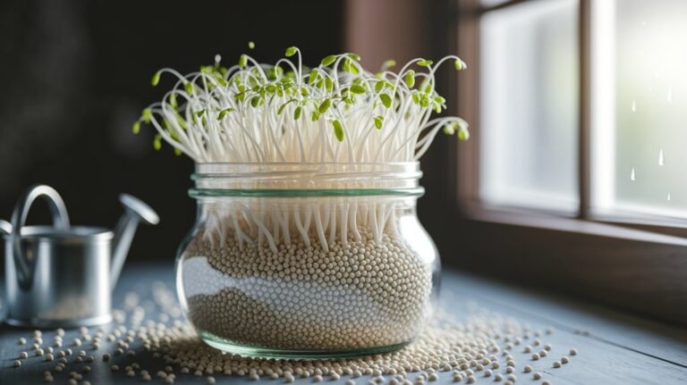 sprouting white quinoa process