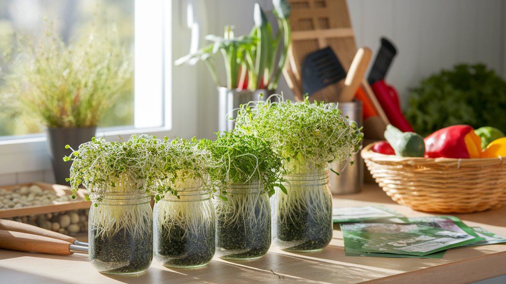 sustainable home sprouting hobby