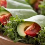 avocado tomato alfalfa wraps