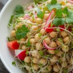 chickpea salad with herbs