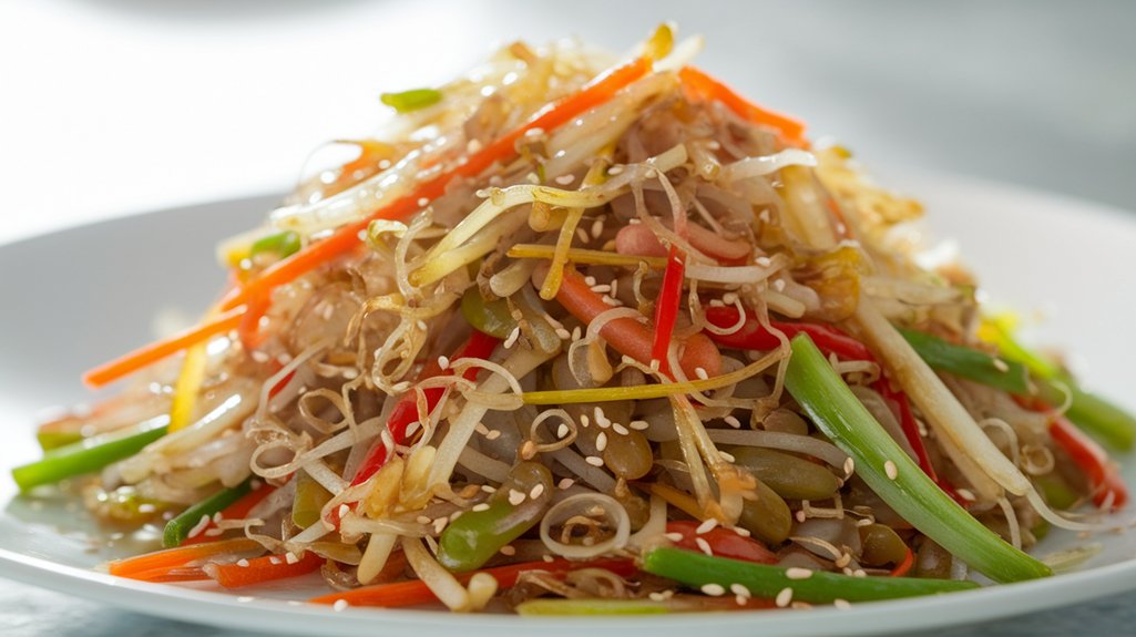 mung bean sprout stir fry
