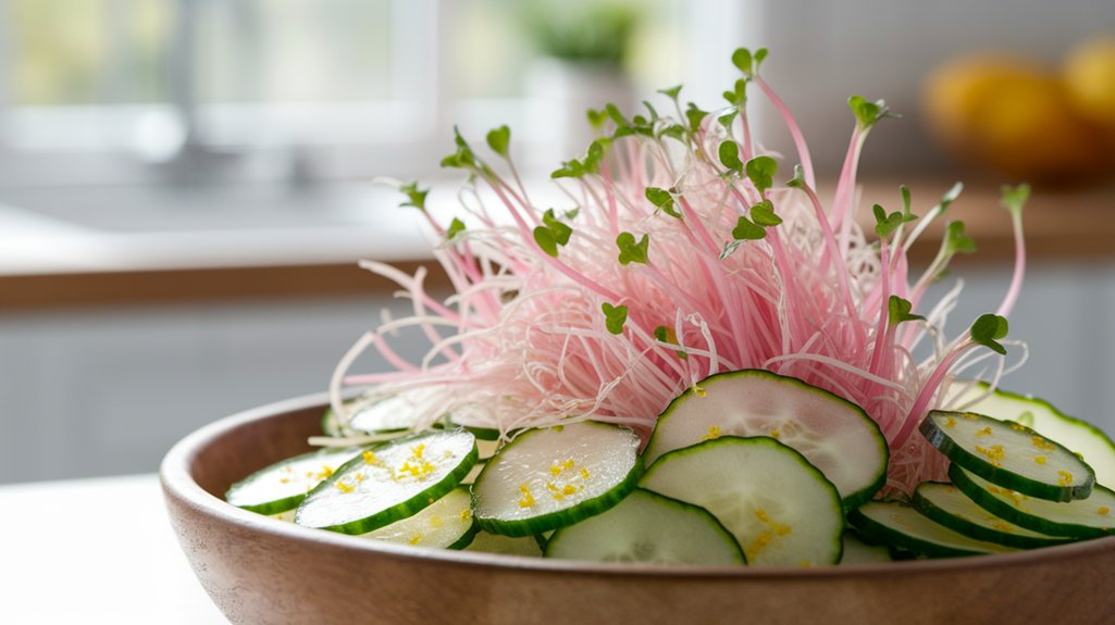refreshing radish cucumber salad