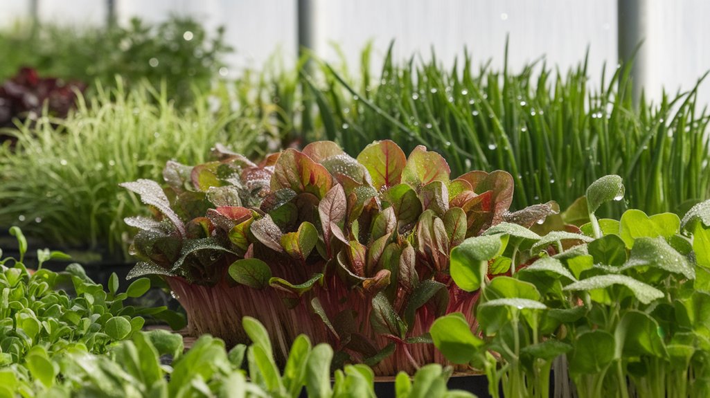 chemical free microgreens cultivation