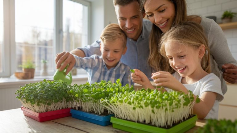 engaging kids in gardening