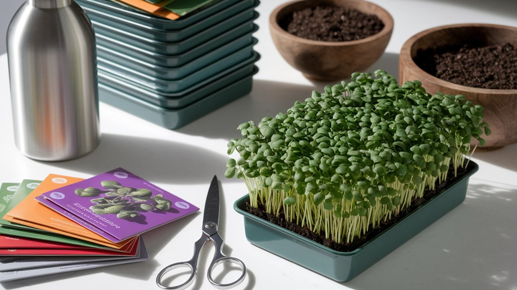 essential supplies for microgreens