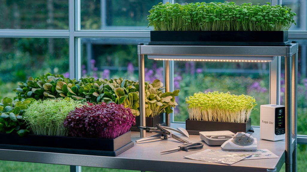 essential tools for microgreens