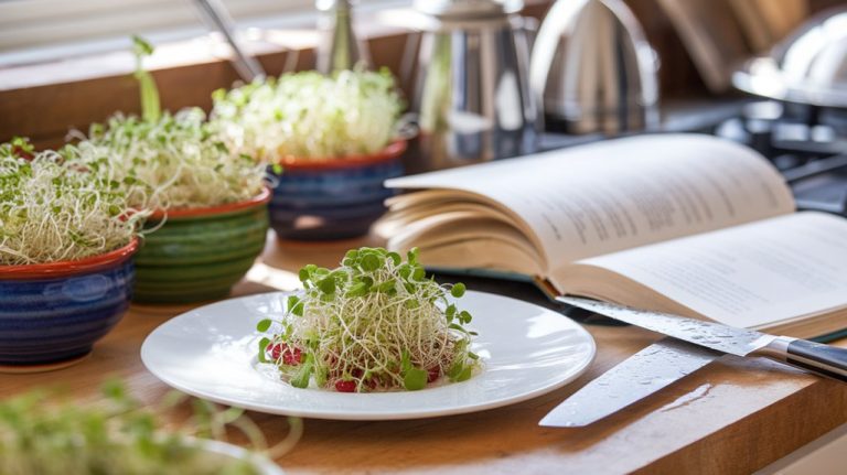 fresh sprouts for cooking