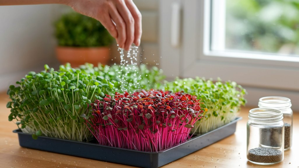 grow microgreens at home