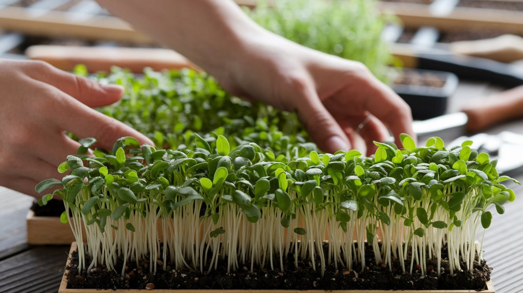 growing microgreens successfully