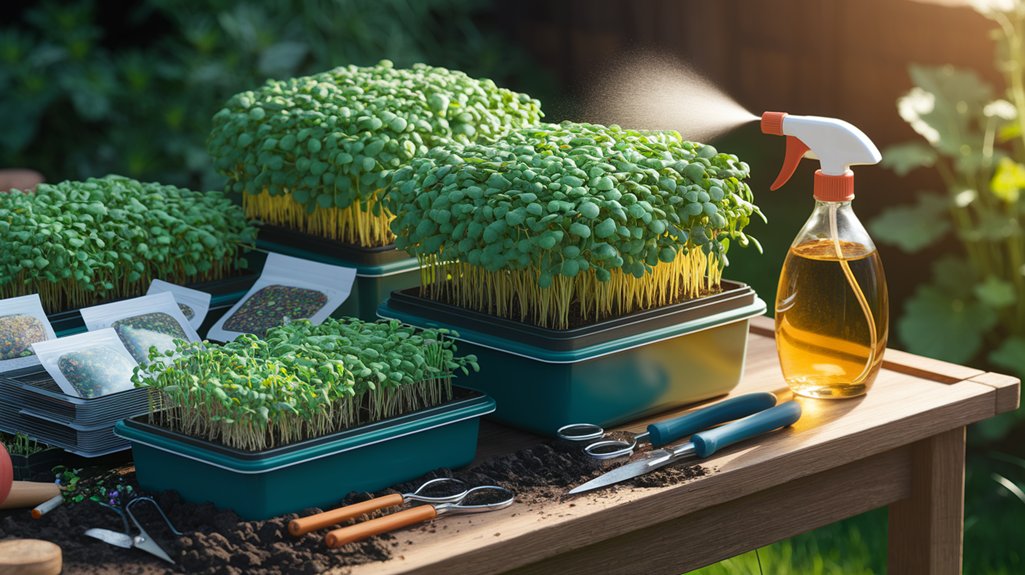 seeds and growing medium