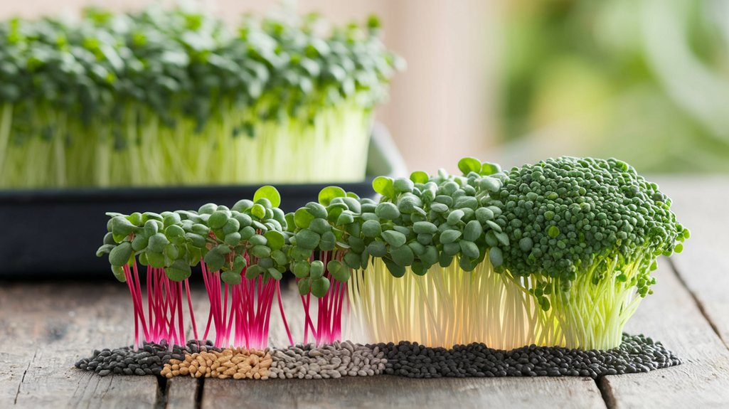 selecting nutritious microgreen seeds