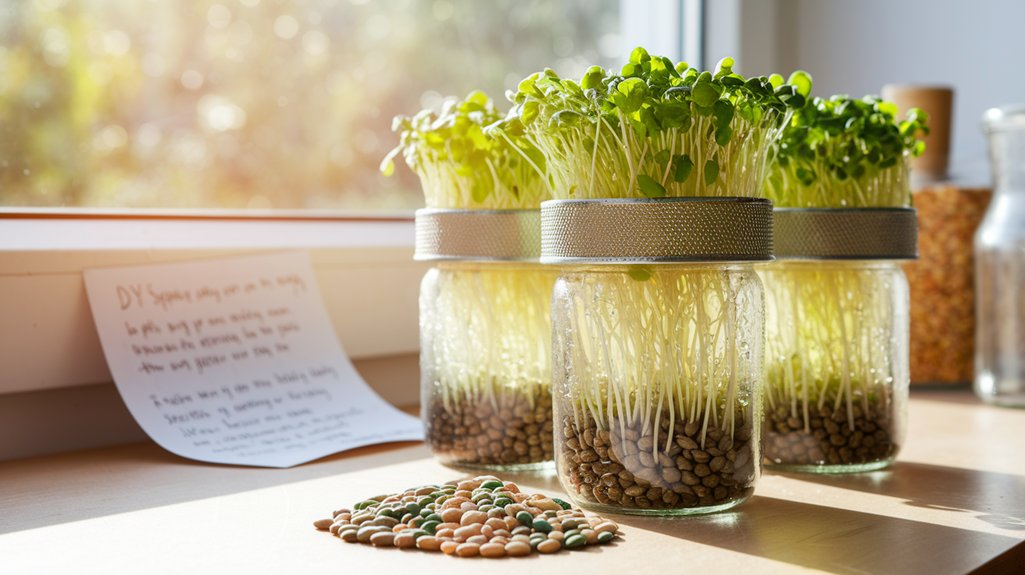 simple steps for sprouts