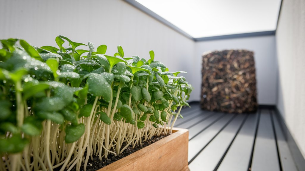 sustainable microgreens growing practices
