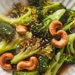 broccoli stir fry with cashews