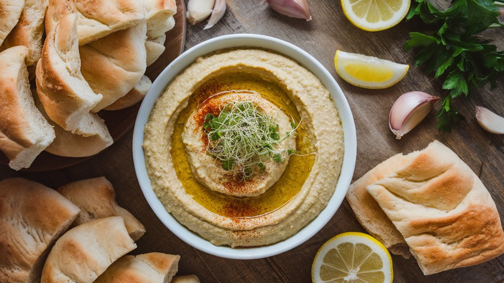 chickpea sprout hummus ingredients