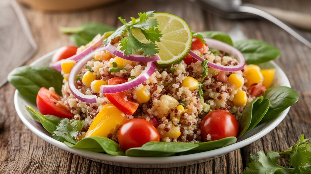 colorful nutritious quinoa salad