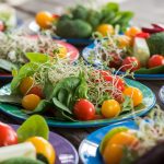 colorful vegetable medley platter
