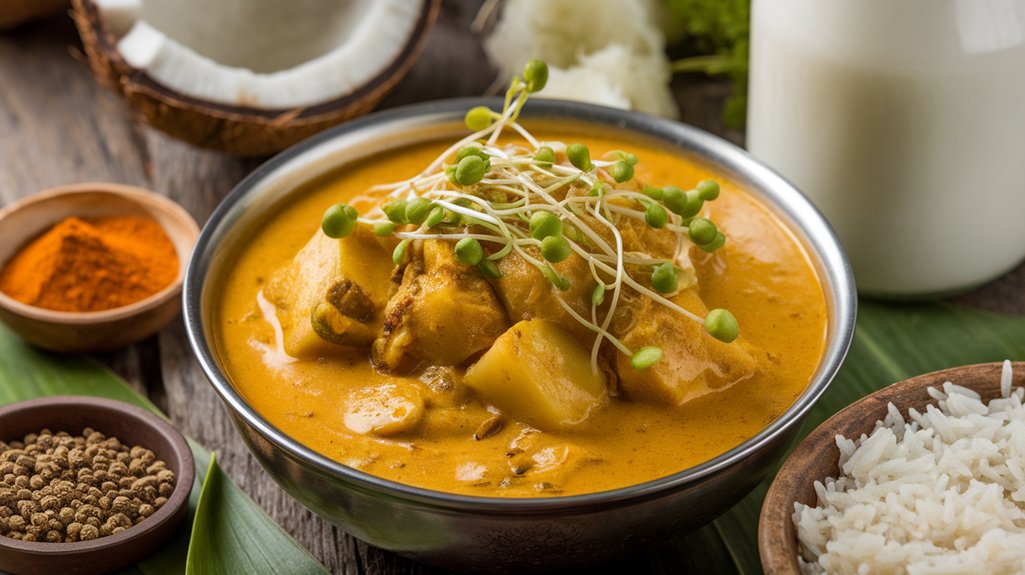 fenugreek sprout potato curry ingredients