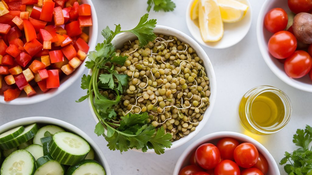 fresh vibrant nutritious salad