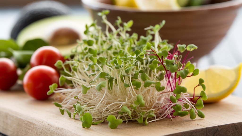 healthy meals with sprouts