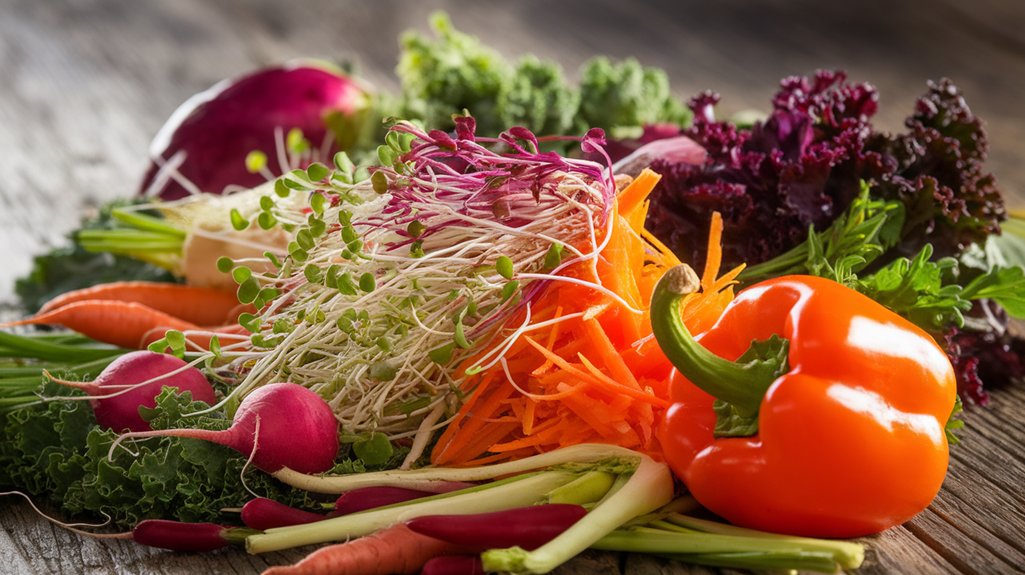 incorporate crunchy veggies creatively