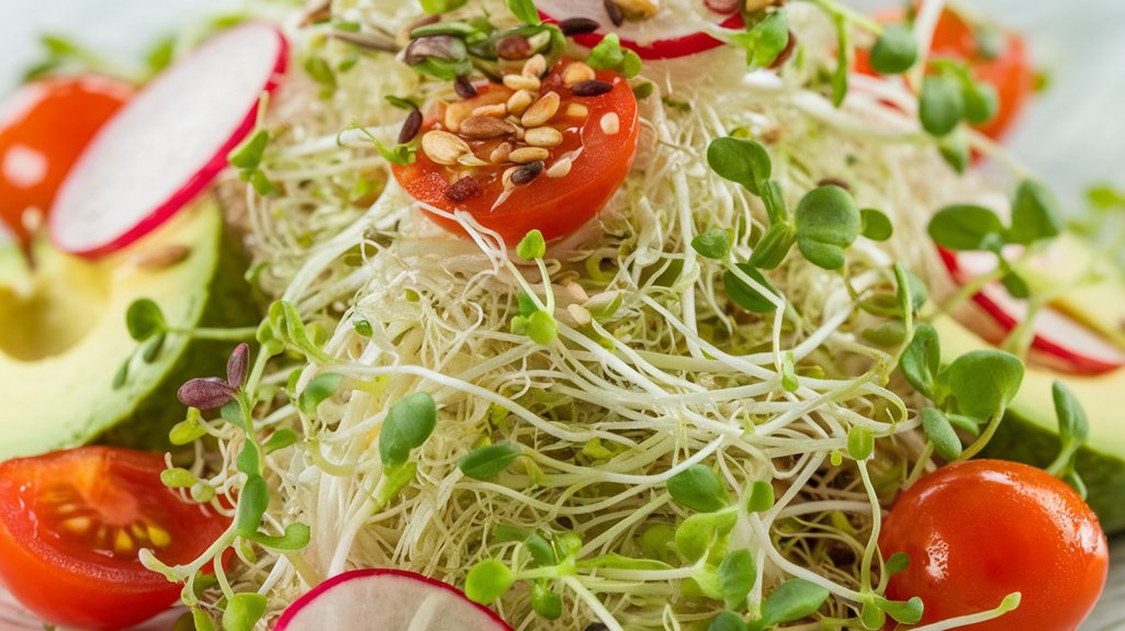 key ingredients for salad