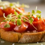 radish tomato bruschetta appetizers