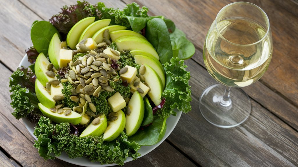 salad enhancement with pairings