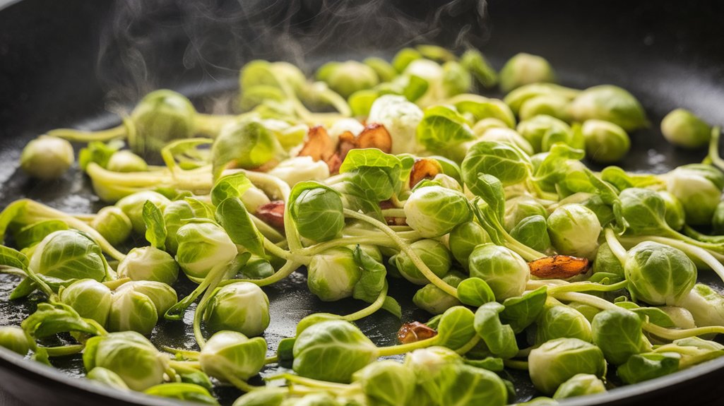 saut ed mustard sprouts perfection