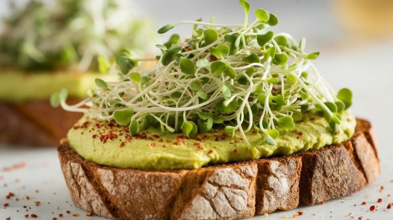 spicy avocado toast topping