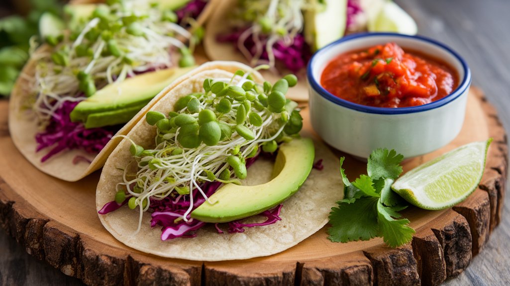 taco toppings and beverages
