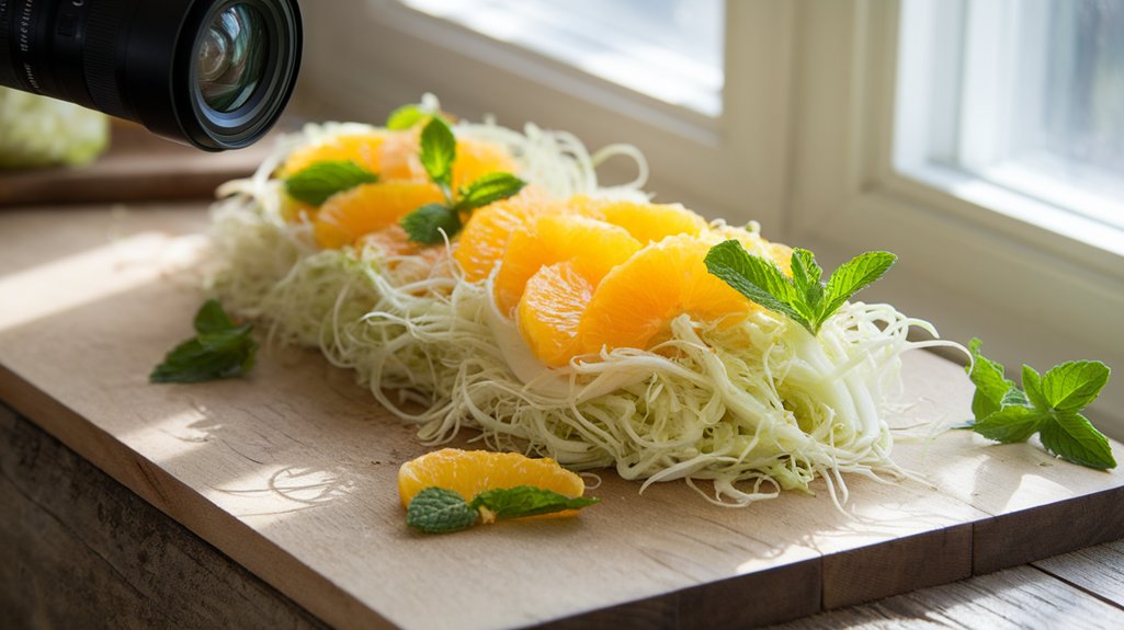 vibrant fennel orange salad