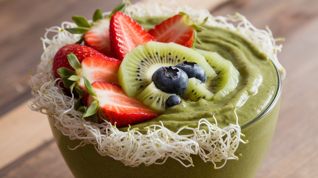 wheatgrass smoothie bowl recipe
