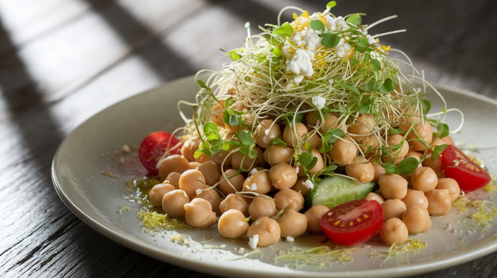 chickpea sprout salad recipe