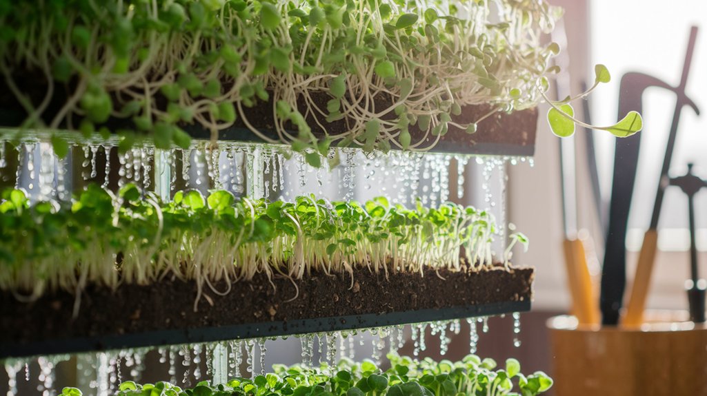 consistent watering and light