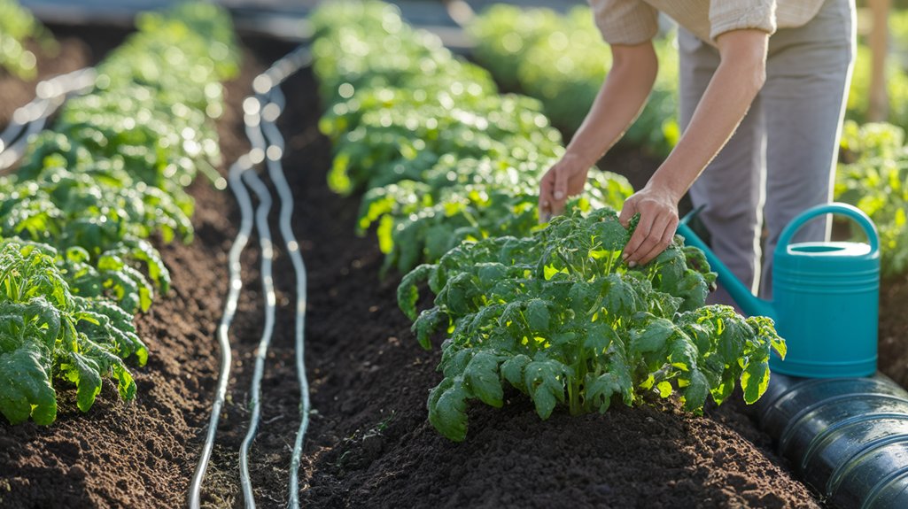 efficient watering for gardens