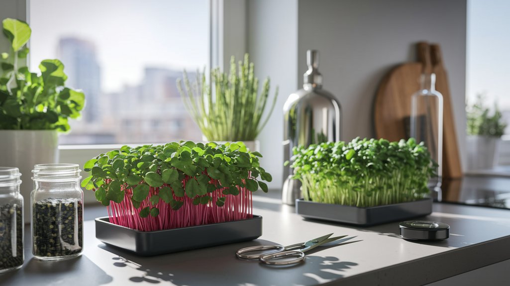essential microgreens gardening supplies